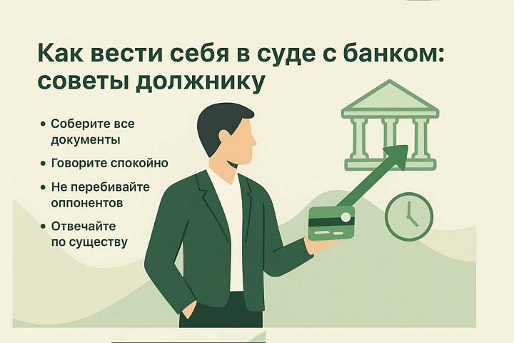 Как вести себя в суде с банком: советы должнику
