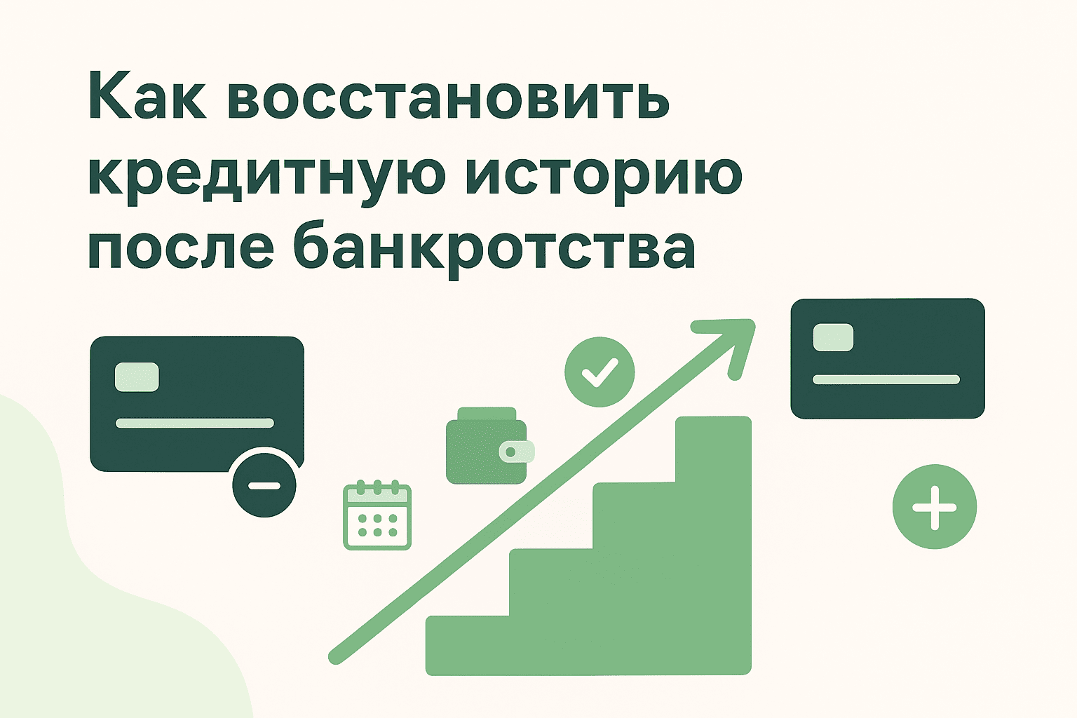 Как восстановить кредитную историю после банкротства
